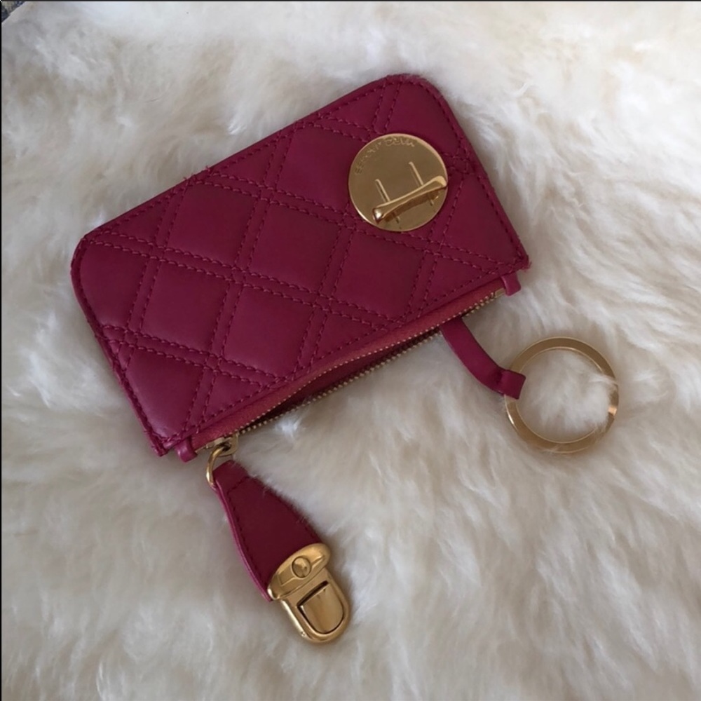 Marc Jacobs quilted leather key pouch